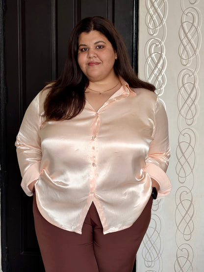 Luxurious Viscose Satin Shirt