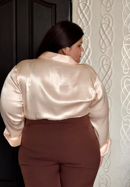 Luxurious Viscose Satin Shirt