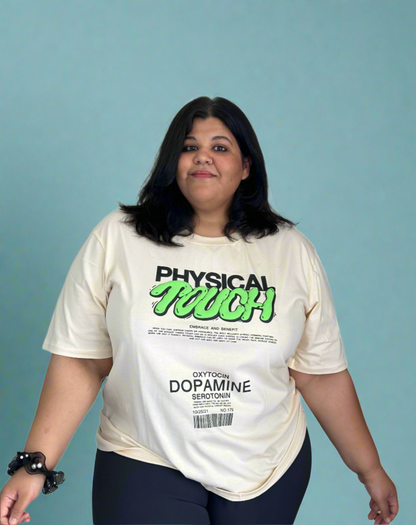 Full Length Oversized 'Physical Touch' T-Shirt