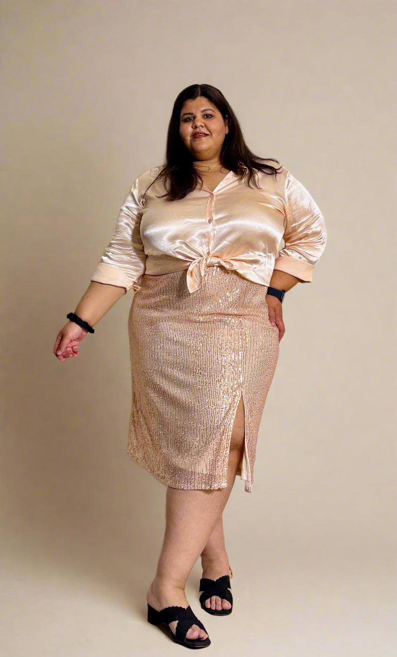 Luxurious Viscose Satin Shirt