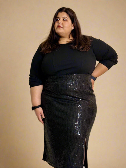 Sequins Bodycon Skirt