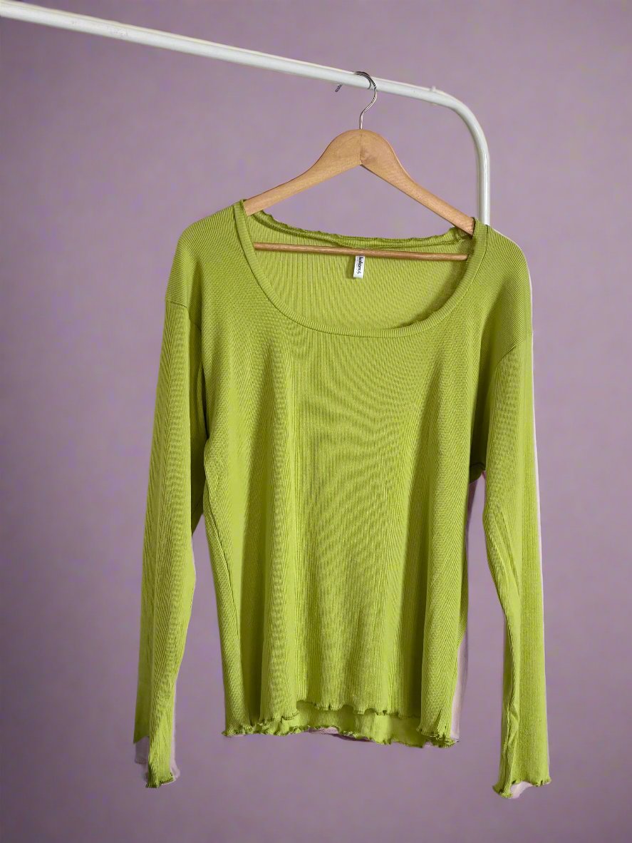 Basic Full Sleeve Ribknit Top